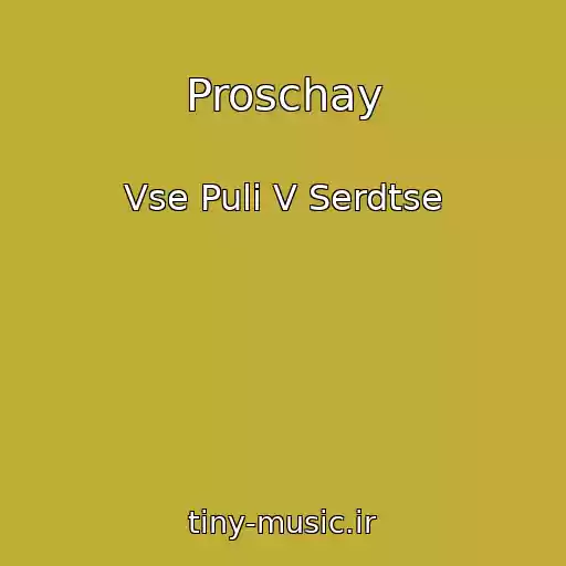 کاور آهنگ Proschay از Vse Puli V Serdtse
