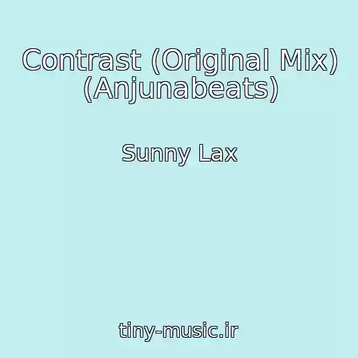 کاور آهنگ Contrast (Original Mix) (Anjunabeats) از Sunny Lax