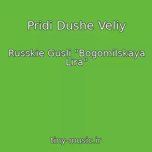 کاور آهنگ Pridi Dushe Veliy از Russkie Gusli "Bogomilskaya Lira"
