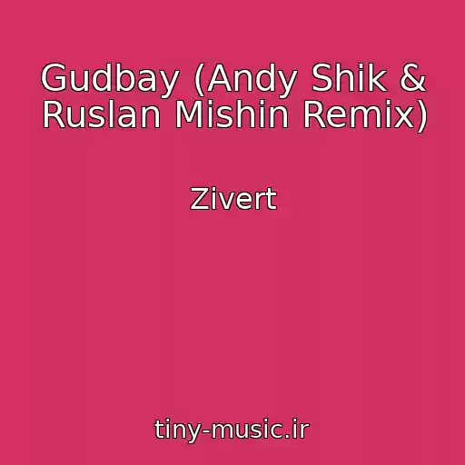 کاور آهنگ Gudbay (Andy Shik & Ruslan Mishin Remix) از Zivert