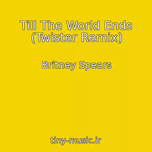 کاور آهنگ Till The World Ends (Twister Remix) از Britney Spears