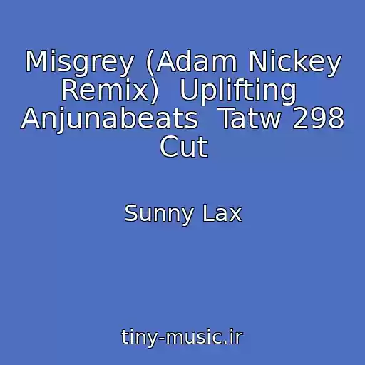 کاور آهنگ Misgrey (Adam Nickey Remix)  Uplifting  Anjunabeats  Tatw 298 Cut از Sunny Lax
