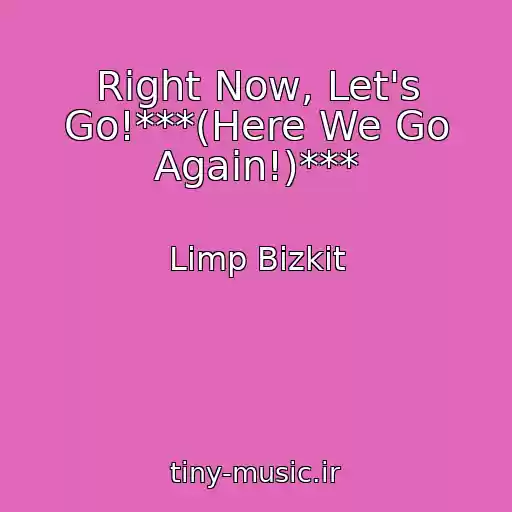کاور آهنگ Right Now, Let's Go!***(Here We Go Again!)*** از Limp Bizkit