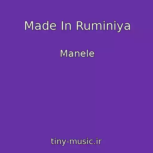 کاور آهنگ Made In Ruminiya از Manele