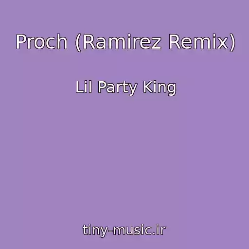 کاور آهنگ Proch (Ramirez Remix) از Lil Party King