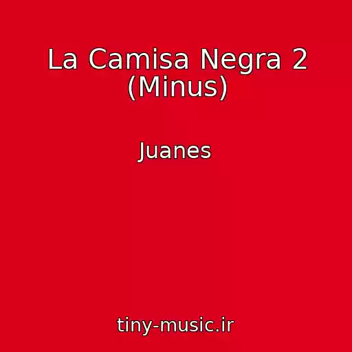 کاور آهنگ La Camisa Negra 2 (Minus) از Juanes