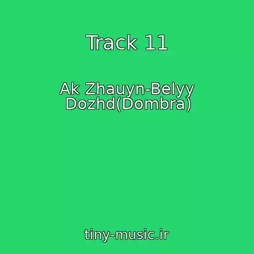 کاور آهنگ Track 11 از Ak Zhauyn-Belyy Dozhd(Dombra)