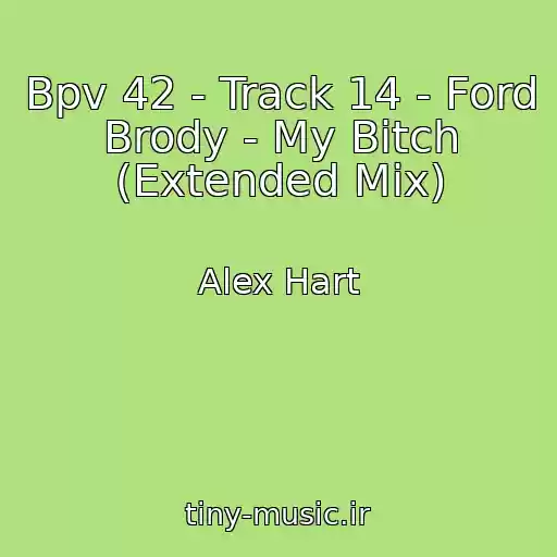 کاور آهنگ Bpv 42 - Track 14 - Ford Brody - My Bitch (Extended Mix) از Alex Hart
