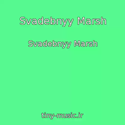 کاور آهنگ Svadebnyy Marsh از Svadebnyy Marsh