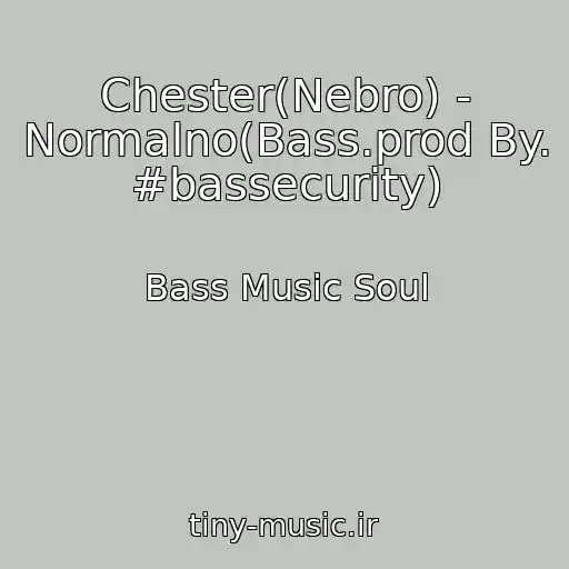 کاور آهنگ Chester(Nebro) - Normalno(Bass.prod By. #bassecurity) از Bass Music Soul