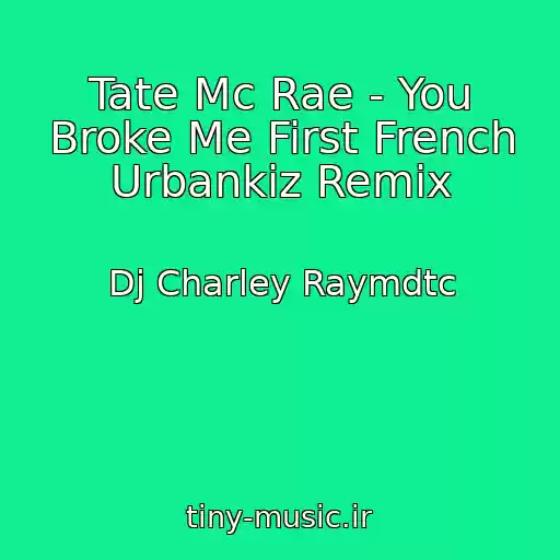 کاور آهنگ Tate Mc Rae - You Broke Me First French Urbankiz Remix از Dj Charley Raymdtc