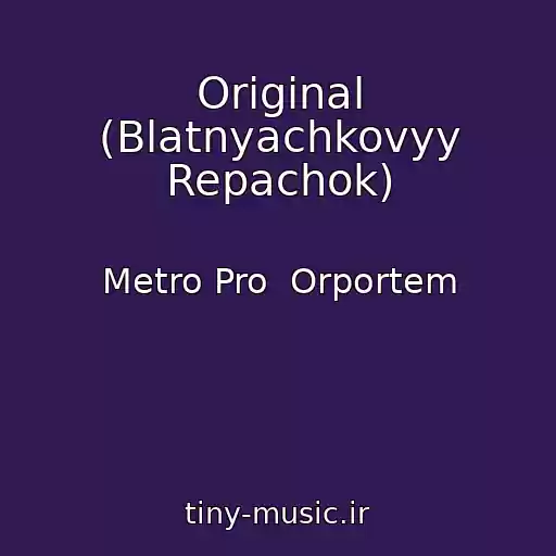 کاور آهنگ Original (Blatnyachkovyy Repachok) از Metro Pro  Orportem