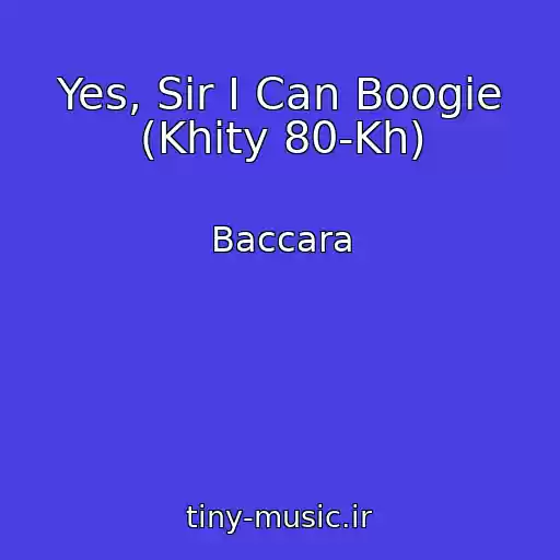 کاور آهنگ Yes, Sir I Can Boogie (Khity 80-Kh) از Baccara