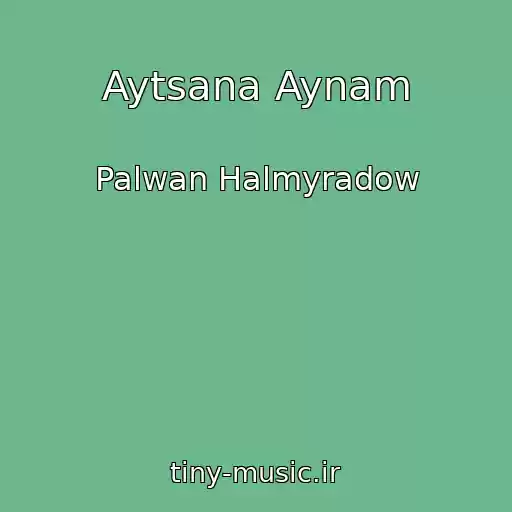 کاور آهنگ Aytsana Aynam از Palwan Halmyradow