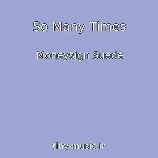 کاور آهنگ So Many Times از Moneysign Suede