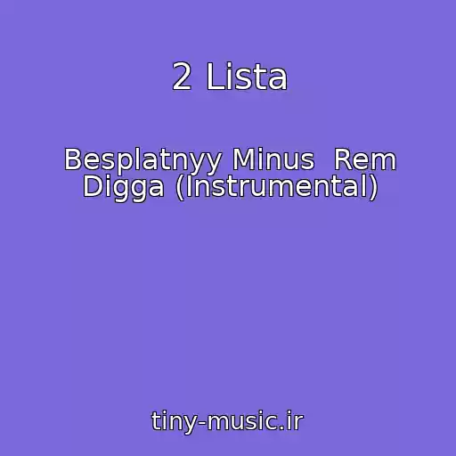 کاور آهنگ 2 Lista از Besplatnyy Minus  Rem Digga (Instrumental)