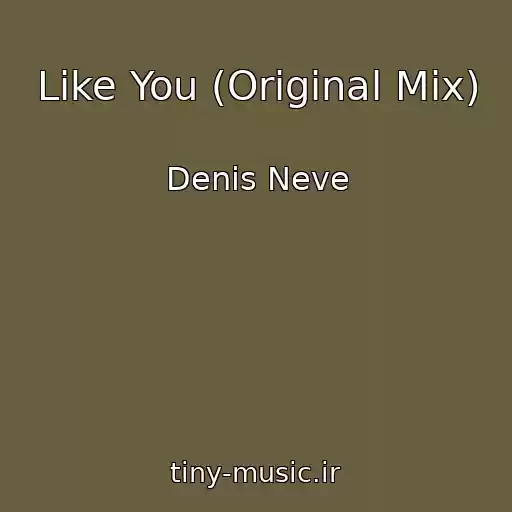 کاور آهنگ Like You (Original Mix) از Denis Neve