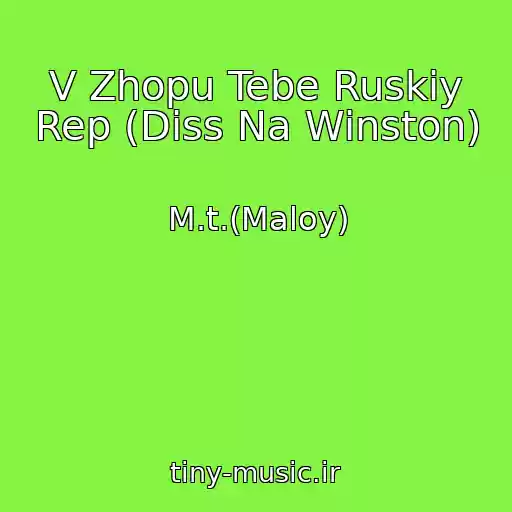 کاور آهنگ V Zhopu Tebe Ruskiy Rep (Diss Na Winston) از M.t.(Maloy)
