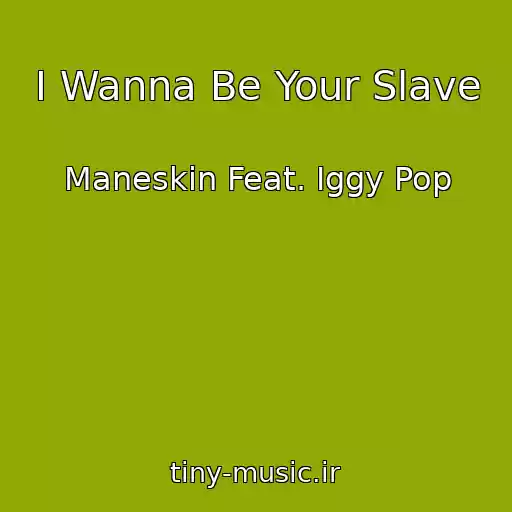 کاور آهنگ I Wanna Be Your Slave از Maneskin Feat. Iggy Pop