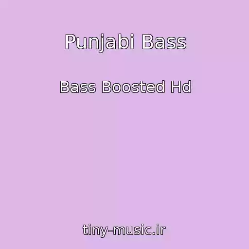 کاور آهنگ Punjabi Bass از Bass Boosted Hd