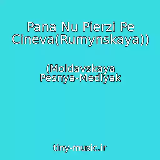 کاور آهنگ Pana Nu Pierzi Pe Cineva(Rumynskaya)) از (Moldavskaya Pesnya-Medlyak