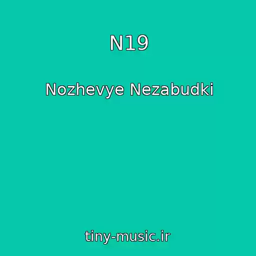 کاور آهنگ N19 از Nozhevye Nezabudki