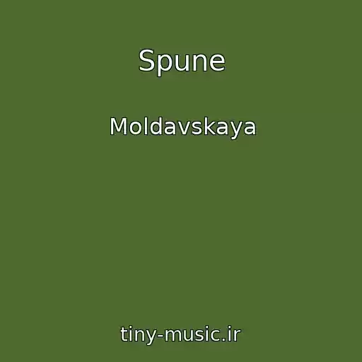 کاور آهنگ Spune از Moldavskaya
