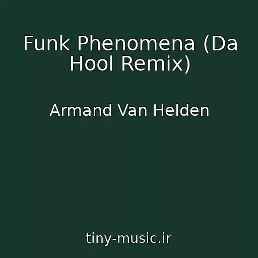 کاور آهنگ Funk Phenomena (Da Hool Remix) از Armand Van Helden