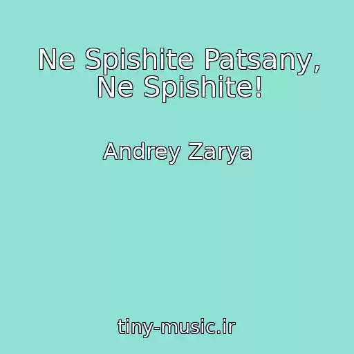 کاور آهنگ Ne Spishite Patsany, Ne Spishite! از Andrey Zarya