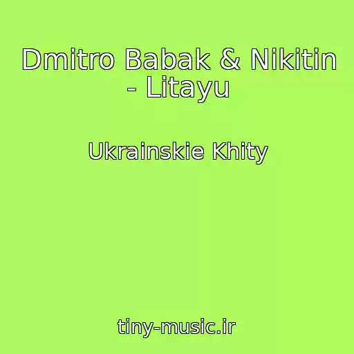 کاور آهنگ Dmitro Babak & Nikitin - Lіtayu از Ukrainskie Khity