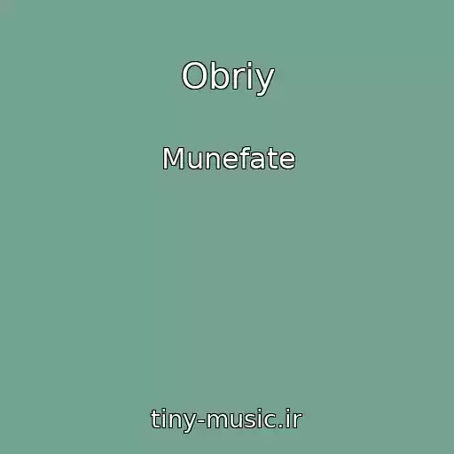 کاور آهنگ Obrіy از Munefate