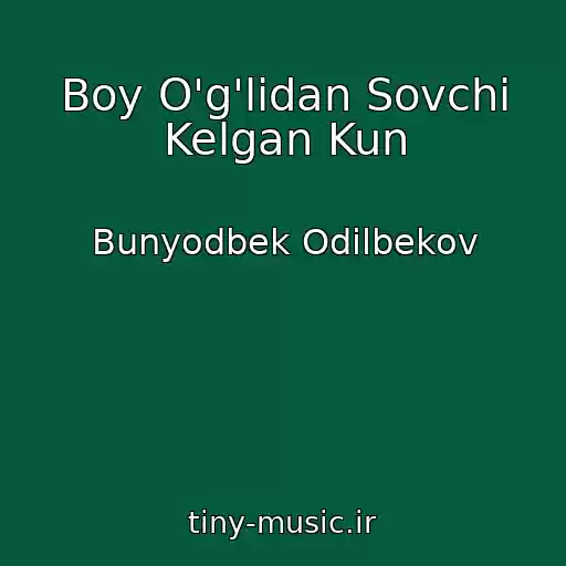 کاور آهنگ Boy O'g'lidan Sovchi Kelgan Kun از Bunyodbek Odilbekov