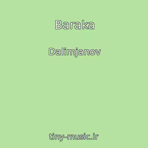کاور آهنگ Baraka از Dalimjanov