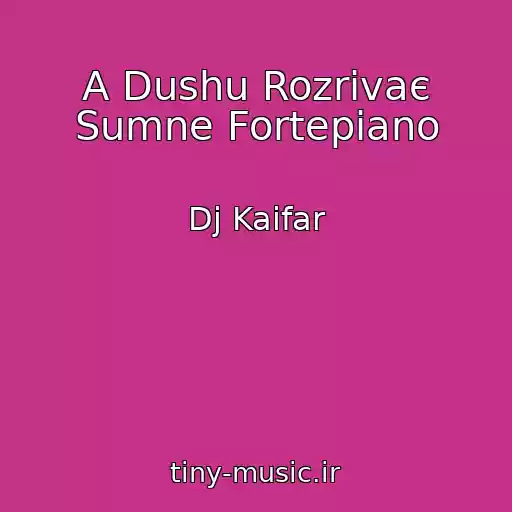 کاور آهنگ A Dushu Rozrivaє Sumne Fortepіano از Dj Kaifar