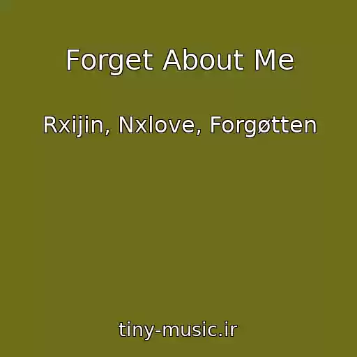 کاور آهنگ Forget About Me از Rxijin, Nxlove, Forgøtten