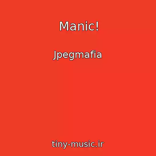 کاور آهنگ Manic! از Jpegmafia