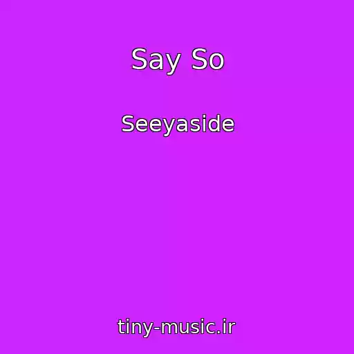 کاور آهنگ Say So از Seeyaside