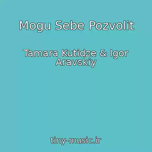 کاور آهنگ Mogu Sebe Pozvolit از Tamara Kutidze & Igor Aravskiy