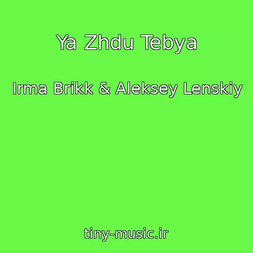 کاور آهنگ Ya Zhdu Tebya از Irma Brikk & Aleksey Lenskiy