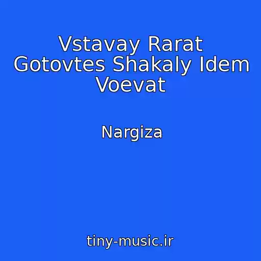 کاور آهنگ Vstavay Rarat Gotovtes Shakaly Idem Voevat از Nargiza