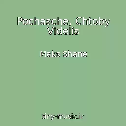 کاور آهنگ Pochasche, Chtoby Videlis از Maks Shane