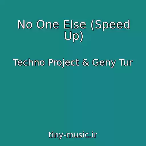 کاور آهنگ No One Else (Speed Up) از Techno Project & Geny Tur