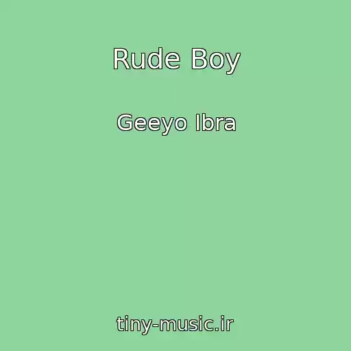 کاور آهنگ Rude Boy از Geeyo Ibra