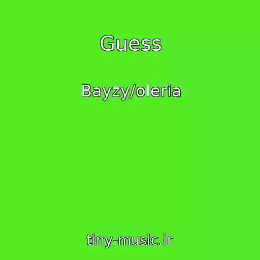 کاور آهنگ Guess از Bayzy/oleria