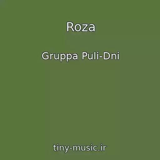 کاور آهنگ Roza از Gruppa Puli-Dni