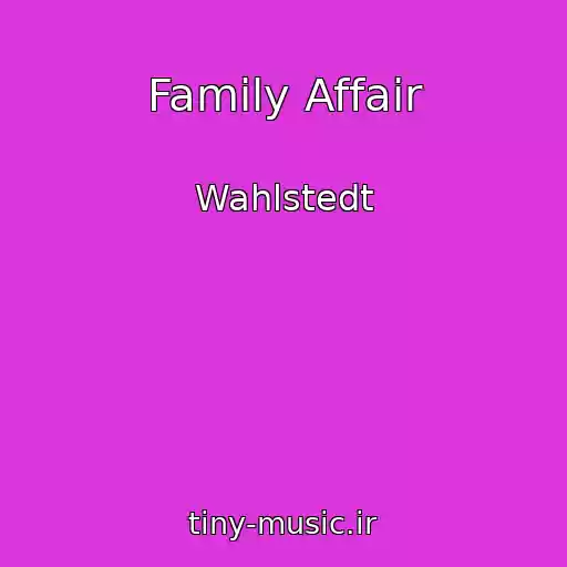 کاور آهنگ Family Affair از Wahlstedt