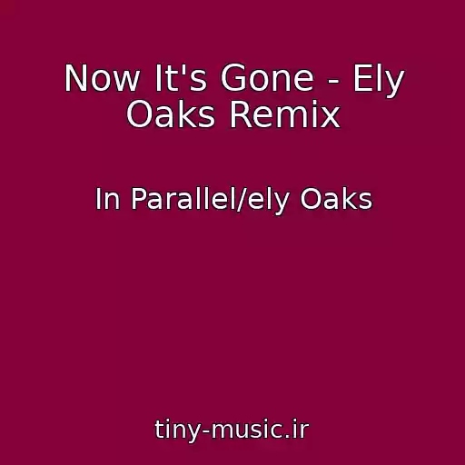 کاور آهنگ Now It's Gone - Ely Oaks Remix از In Parallel/ely Oaks