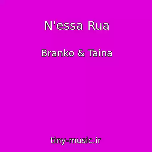 کاور آهنگ N'essa Rua از Branko & Taina