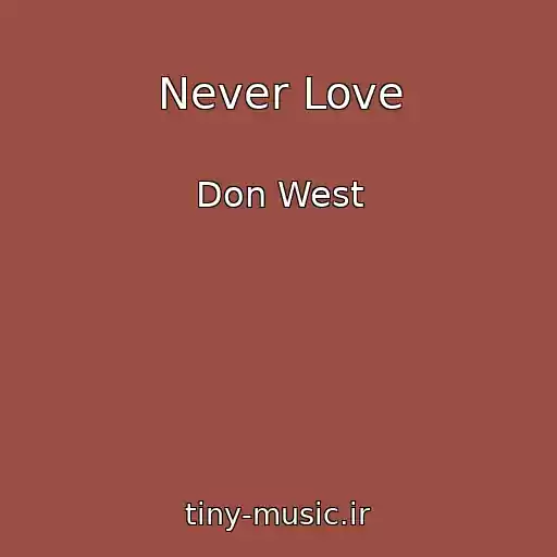 کاور آهنگ Never Love از Don West