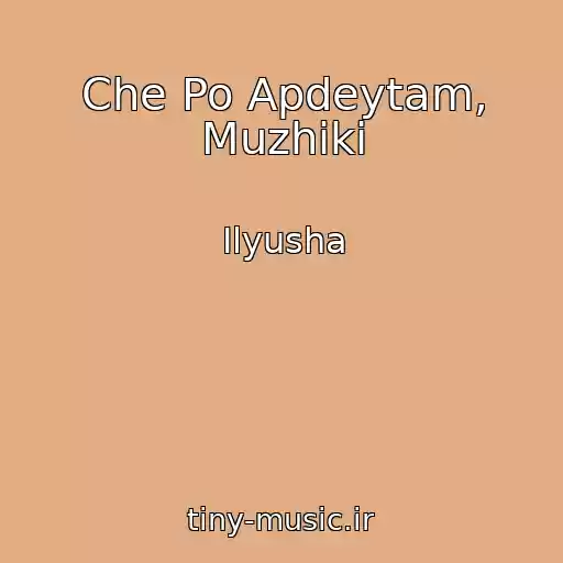 کاور آهنگ Che Po Apdeytam, Muzhiki از Ilyusha